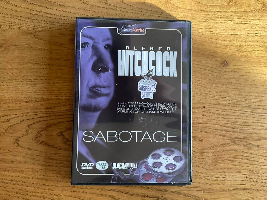 7) SABOTAGE, Alfred Hitchcock, Oscar Homolka, Sylvia Sydney., Ophalen of Verzenden