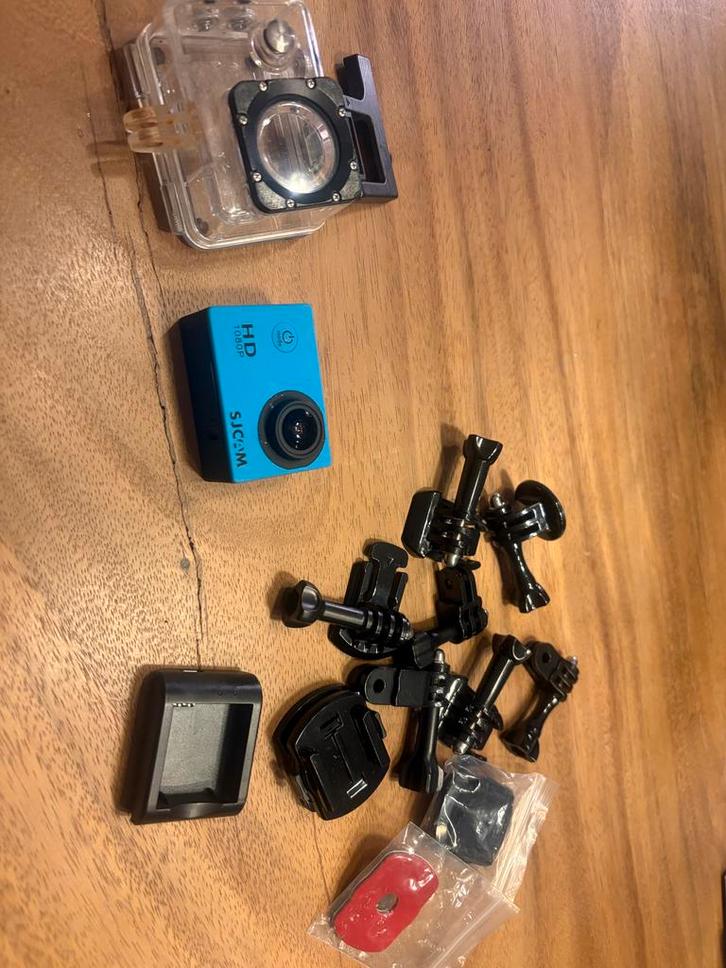 SJCAM HD1080 Action Camera met Onderwaterhuis en Accessoires, Audio, Tv en Foto, Actiecamera's, Gebruikt, Overige merken, Ophalen of Verzenden