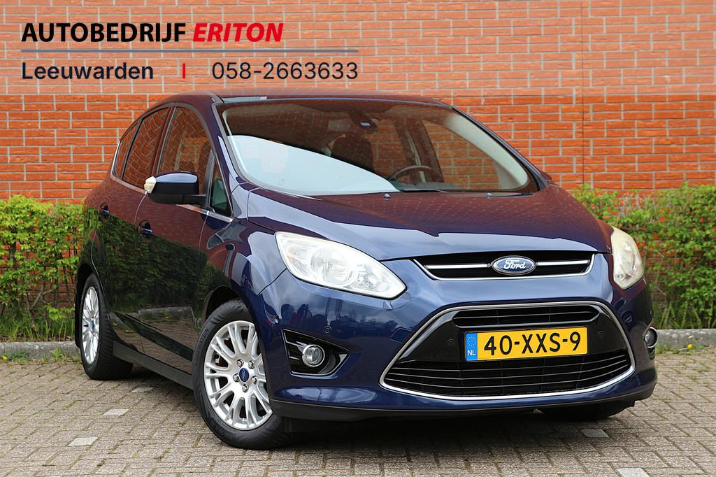 Ford C-MAX 1.6 EcoBoost 150pk Titanium | NL-auto | 5 deuren, Voorwielaandrijving, Stof, Gebruikt, Zwart
