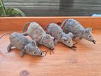 4x IKEA grijze muis gosig mus, Ophalen of Verzenden