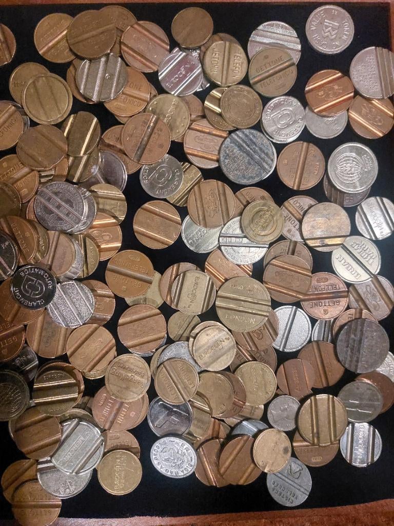 Penningen, tokens, Ophalen, Overige materialen