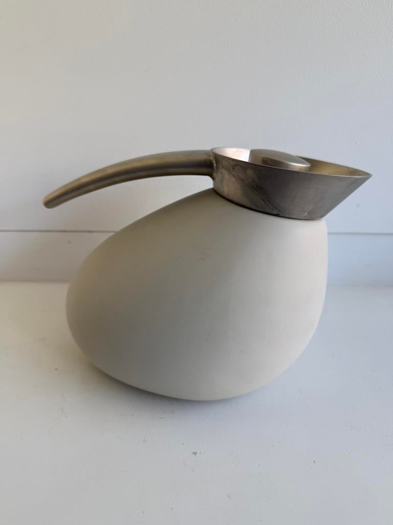 Georg Jensen thermoskan Quack beige Deens design, Beige, Ophalen of Verzenden, Overige materialen, Overige merken