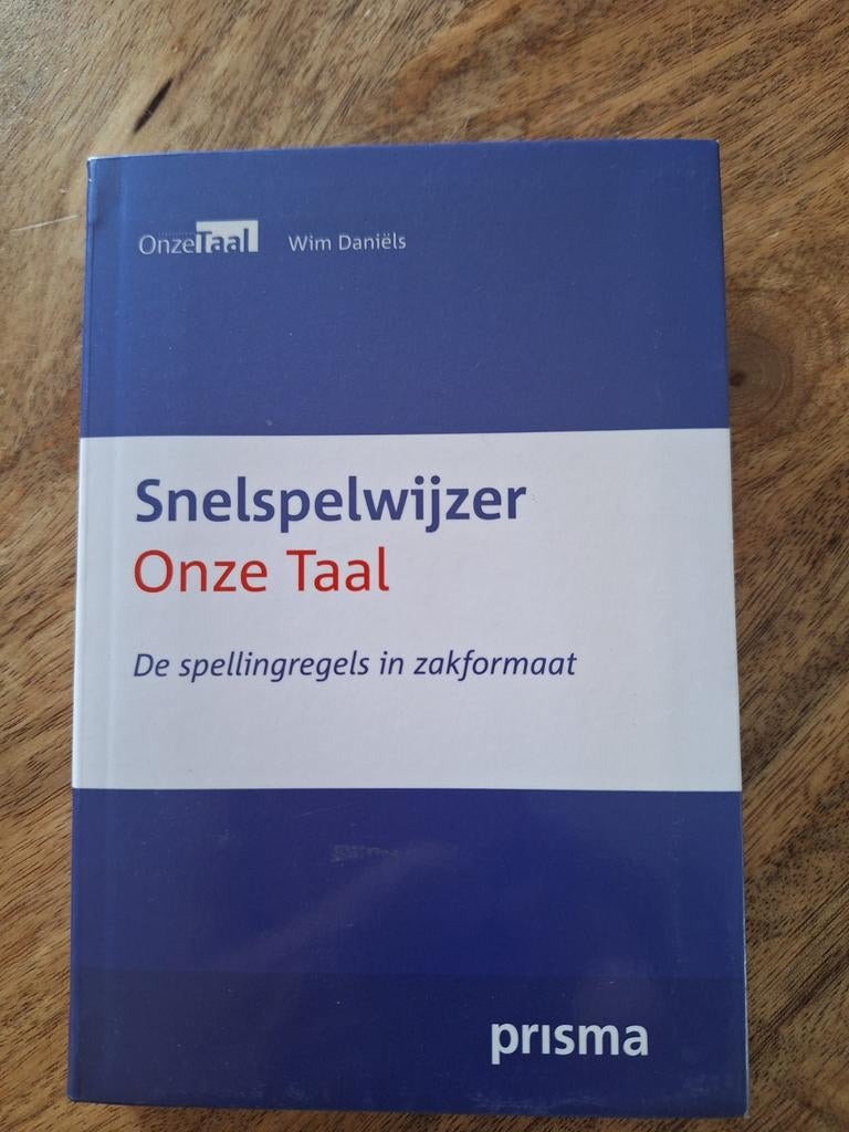 Snelspelwijzer Onze Taal, Prisma of Spectrum, Wim Daniëls, Nederlands, Nieuw