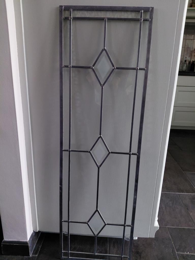 Prachtig Glas in Lood Paneel - Klassiek Design, Doe-het-zelf en Verbouw, Glas en Ramen, Ophalen, Minder dan 80 cm, Glas in lood