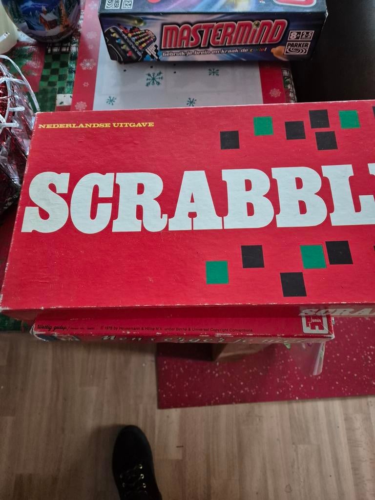 Scrabble Bordspel - Nederlandse Uitgave, Drie of vier spelers, Ophalen, Gebruikt, Parker Bros.