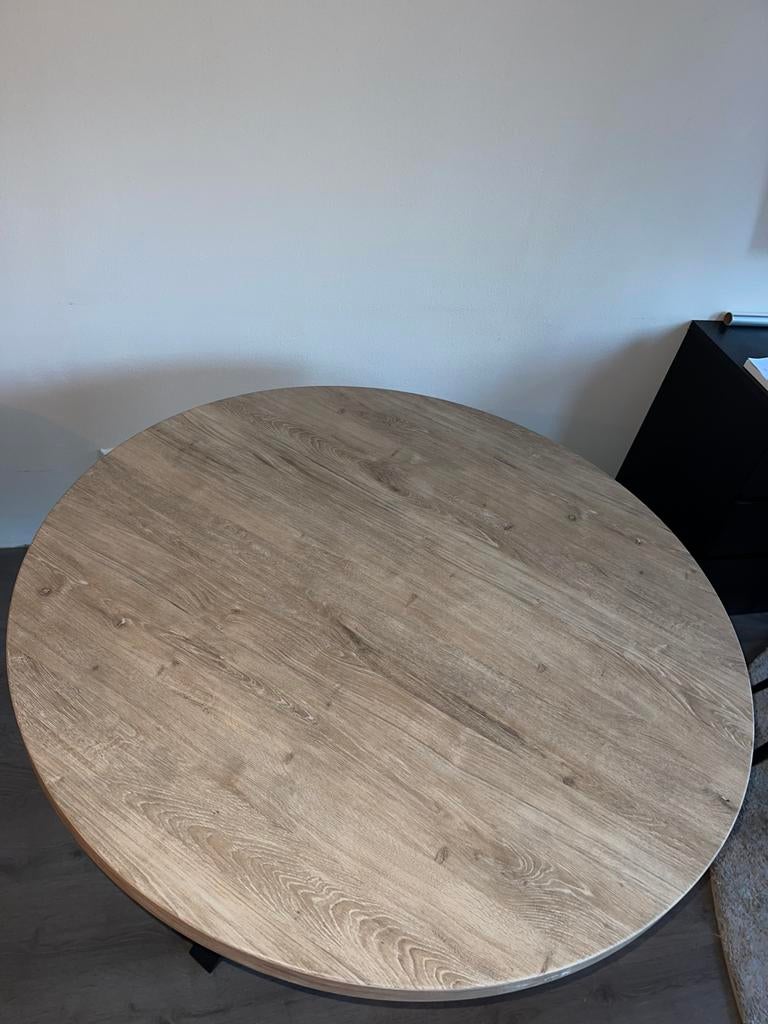 Eettafel Bressano Kwantum, Huis en Inrichting, Tafels | Eettafels, Ophalen, Zo goed als nieuw, Rond, 50 tot 100 cm