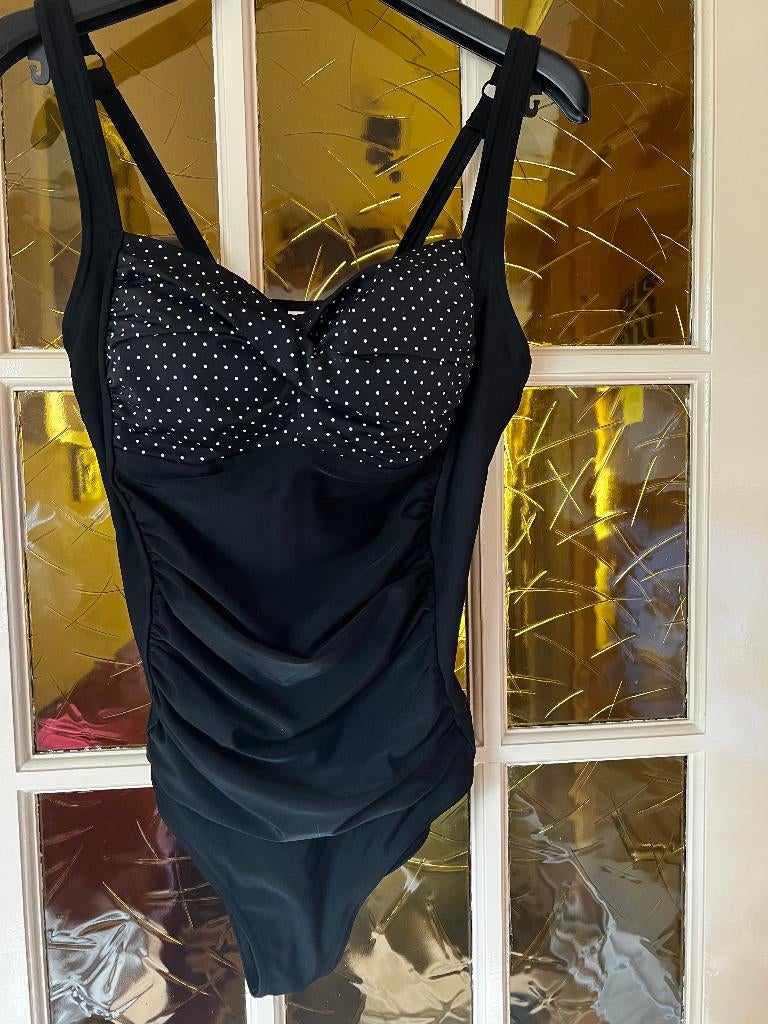 ondersteunend badpak, Kleding | Dames, Ophalen of Verzenden, Zo goed als nieuw, Zwart, Badpak