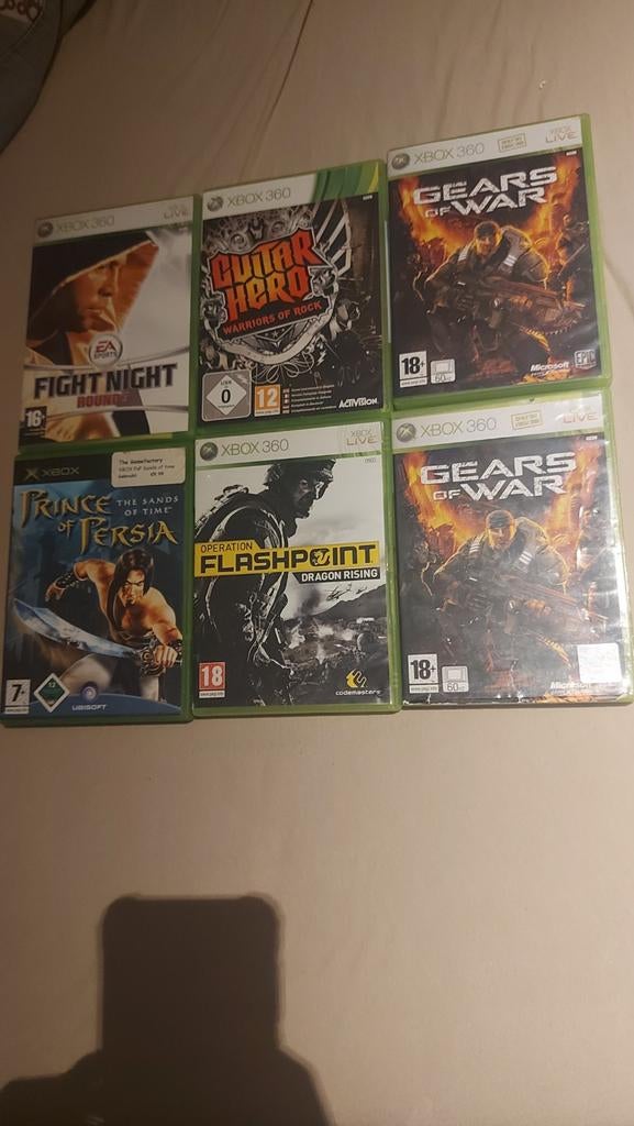 Xbox 360 games: Fight Night, Guitar Hero, Gears of War, Ophalen of Verzenden