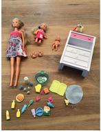Zwangere barbiepop tweeling, Ophalen of Verzenden, Gebruikt, Barbie
