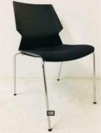 Vergaderstoel Bijzetstoel Stapelstoel Zwart, Twee, Zwart, Ophalen of Verzenden, Zo goed als nieuw