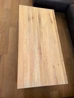 Eikenhouten salontafel 140x69x41 - Zo goed als nieuw, Ophalen, 100 tot 150 cm, Eikenhout, 50 tot 100 cm
