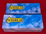 123inkt toner / cartridge HP36A en HP78A zwart, Ophalen of Verzenden, Nieuw, Toner