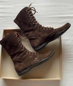 Fred de la Bretoniere suède laarzen maat 38, Bruin, Lage of Enkellaarzen, Ophalen of Verzenden, Zo goed als nieuw