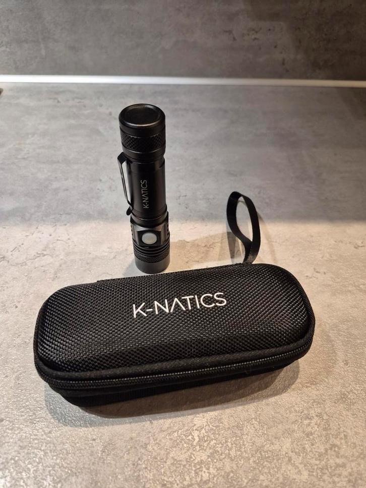 K-NATICS Zaklamp - Compact en Krachtig, Caravans en Kamperen, Zaklampen, Zo goed als nieuw, Batterij, Ophalen of Verzenden