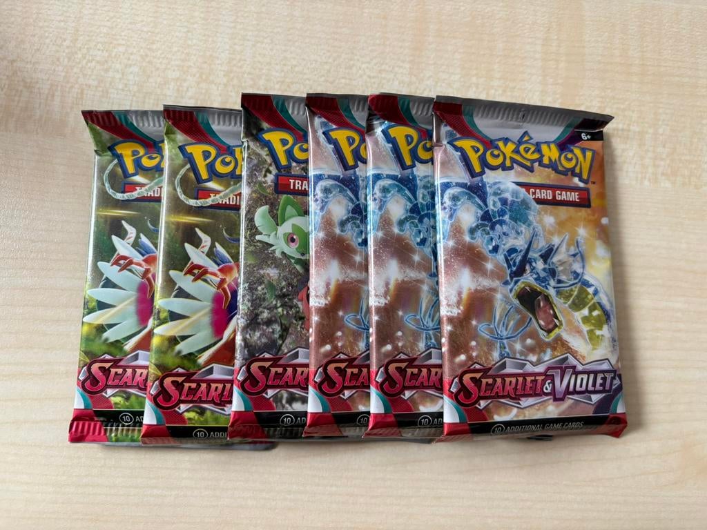 6x SV Base Set Booster Pack, Ophalen of Verzenden, Nieuw, Booster