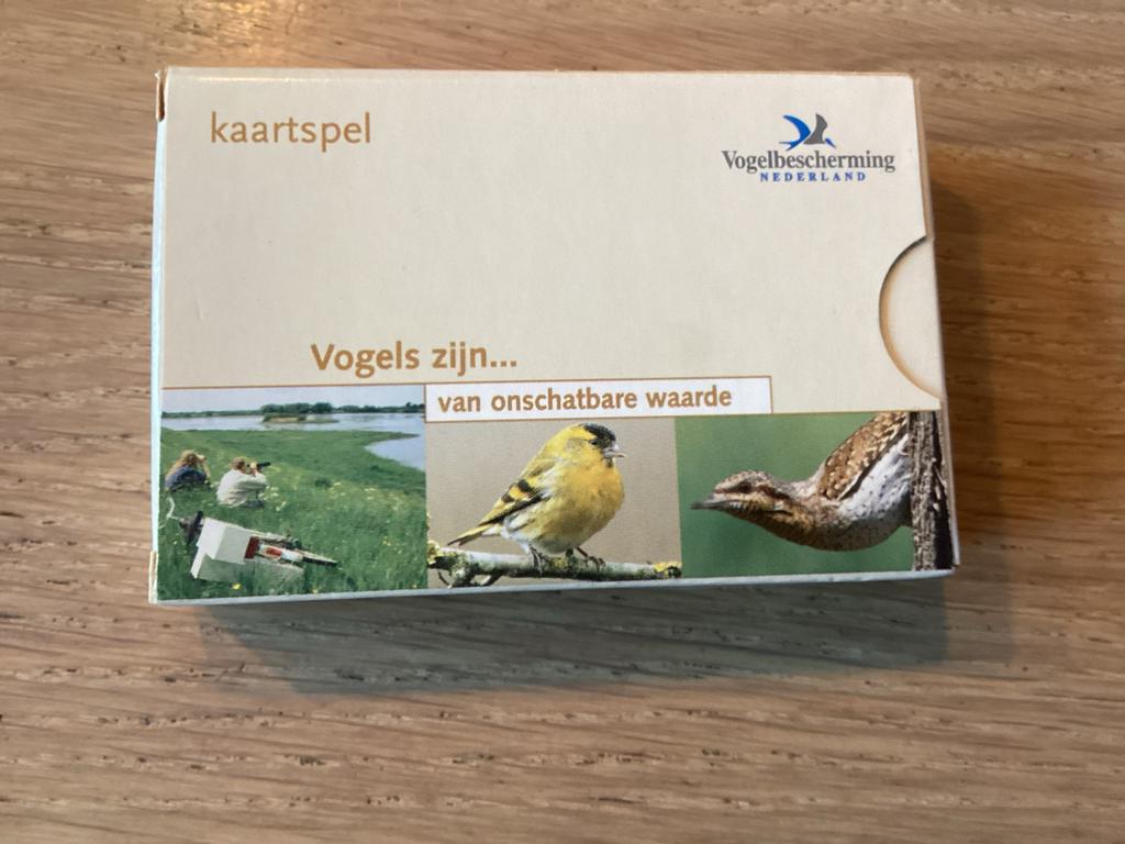 Vogelbescherming Nederland Kaartspel, Hobby en Vrije tijd, Een of twee spelers, Ophalen of Verzenden, Zo goed als nieuw