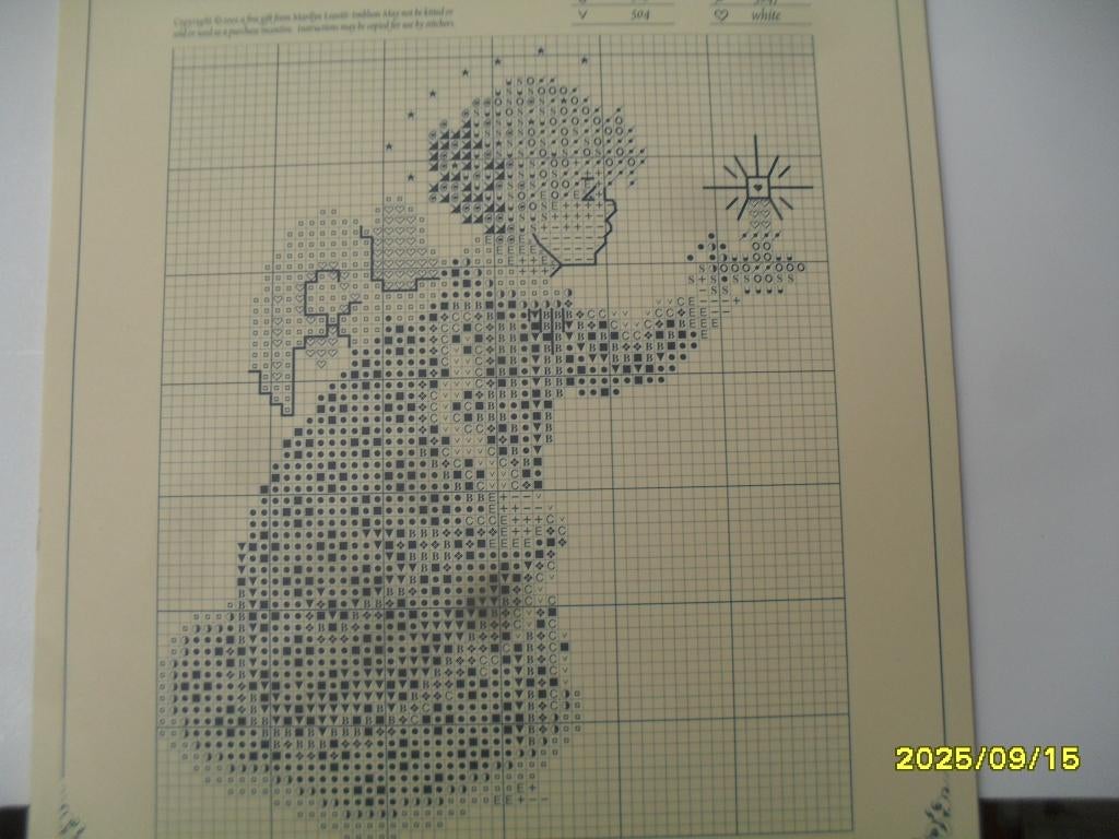 NIEUW, ORIGINEEL patroon Angel 2001. Verkoop ook DMC Garens, Hobby en Vrije tijd, Borduren en Borduurmachines, Ophalen of Verzenden