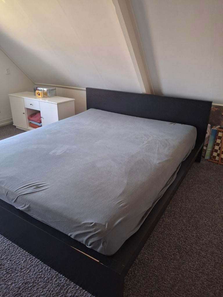 Twee persoons bed, Ophalen, Gebruikt, Tweepersoons, 160 cm