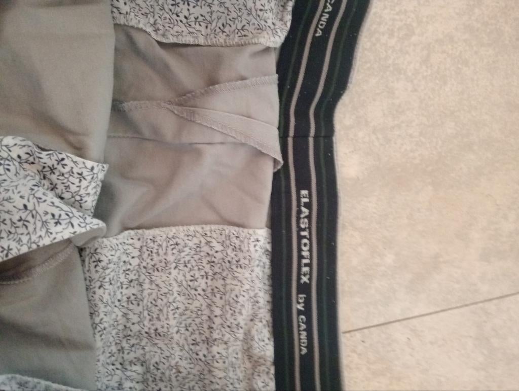 Canda pantalon, maat 56, met elastiek in de band, Maat 56/58 (XL), Ophalen of Verzenden, Canda, Grijs