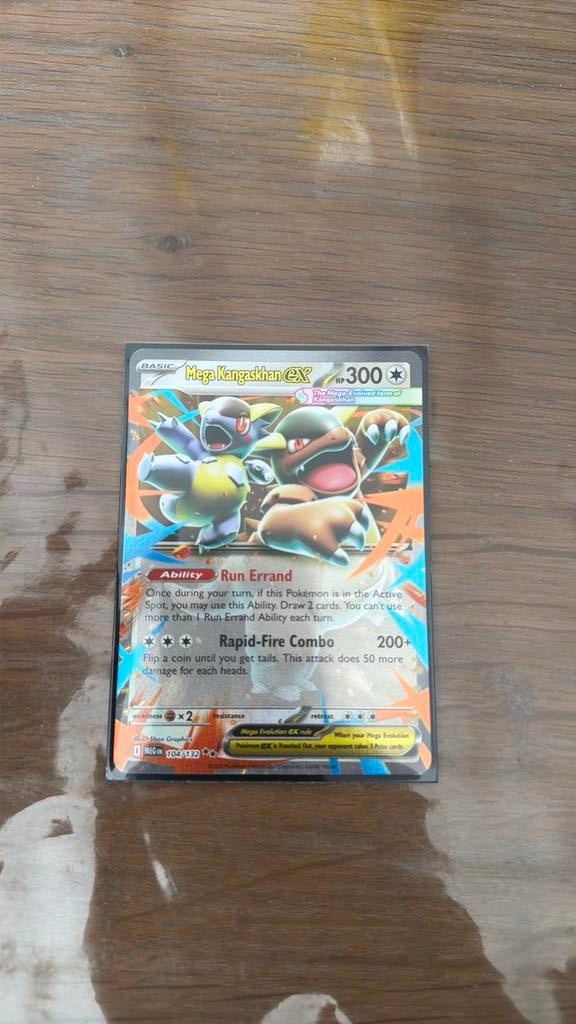 Mega Evolution  Kangaskhan EX, Hobby en Vrije tijd, Verzamelkaartspellen | Pokémon, Ophalen of Verzenden, Zo goed als nieuw