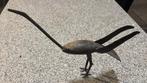 Vintage Handgemaakt MetalenVogelbeeld – Brutalist / Folk Art, Ophalen of Verzenden