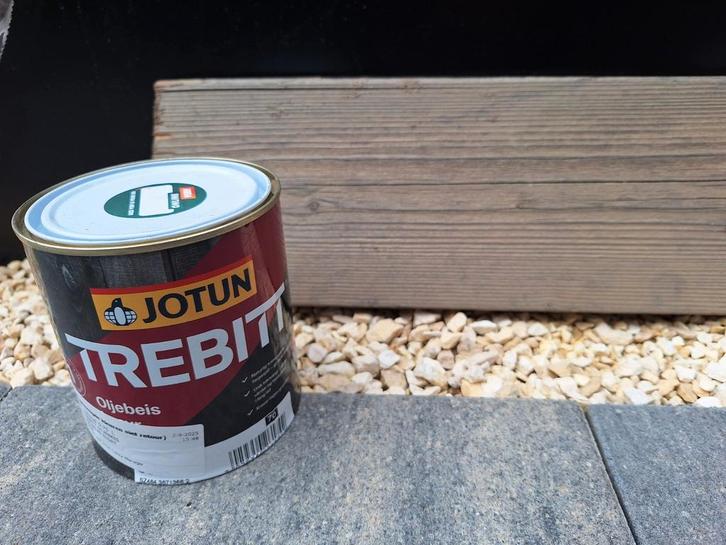 Jotun Trebitt Oljebeis 750ml kleur Naturlig Eldet 9054 Beits, Doe-het-zelf en Verbouw, Verf, Beits en Lak, Nieuw, Beits, Minder dan 5 liter