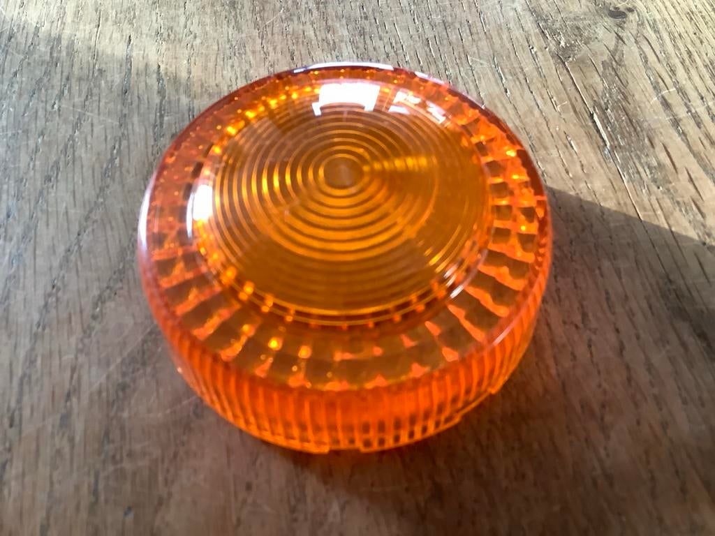 Oranje knipperlichtglas voor auto of oldtimer.   (Nr. 10), Fietsen en Brommers, Brommeronderdelen | Algemeen, Verzenden, Nieuw