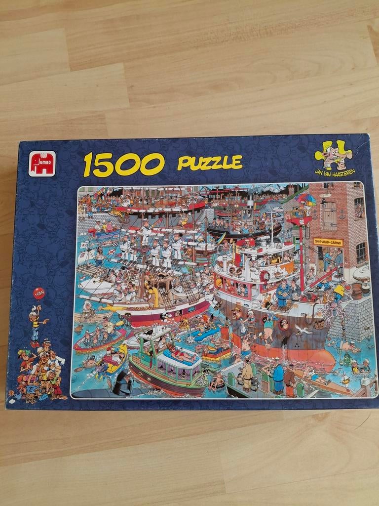 Jan van Haasteren en Wasgij puzzles om te ruilen, Hobby en Vrije tijd, Denksport en Puzzels, Ophalen, 500 t/m 1500 stukjes, Zo goed als nieuw