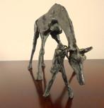 Dikkertje Dap van A.M.Schmidt.Brons beeld, groot in Artis!!!, Antiek en Kunst, Kunst | Beelden en Houtsnijwerken, Ophalen of Verzenden