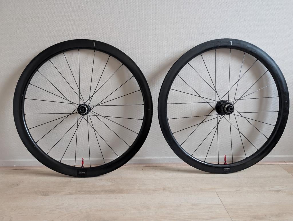 Giant SLR 1 42mm Carbon wielset, Carbon, Meer dan 20 versnellingen, 53 tot 57 cm, Giant