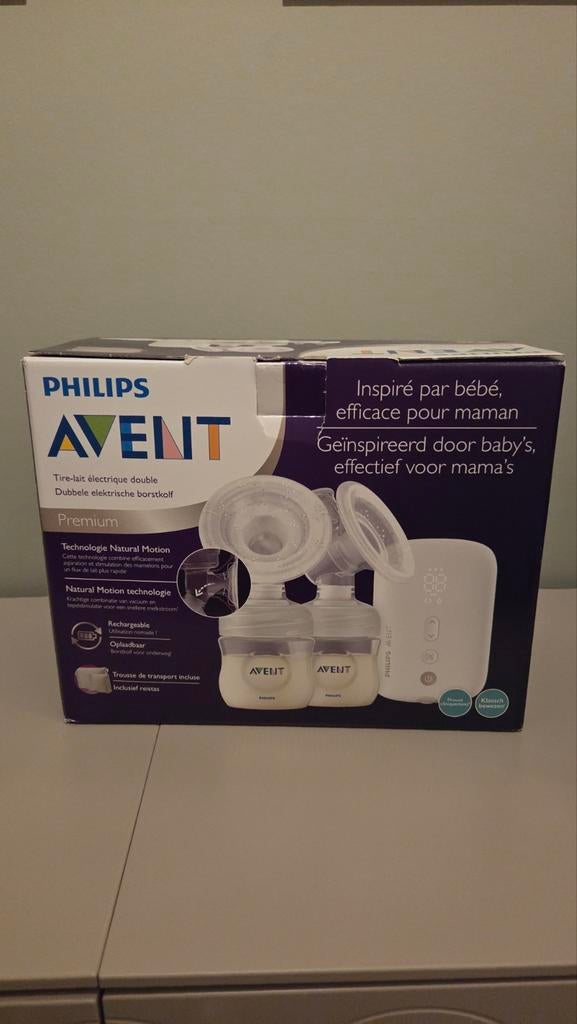 Philips Avent Dubbele Elektrische Borstkolf - Portable, Ophalen of Verzenden, Zo goed als nieuw, Borstkolf