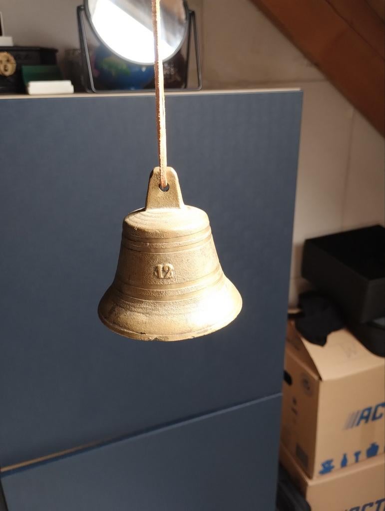 Bronzen scheepsbel nr 12, Antiek en Kunst, Ophalen of Verzenden, Brons