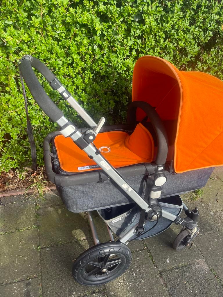 Bugaboo Cameleon 3 kinderwagen - Oranje, geel, groen!, Kinderen en Baby's, Kinderwagens en Combinaties, Gebruikt, Combiwagen, Bugaboo