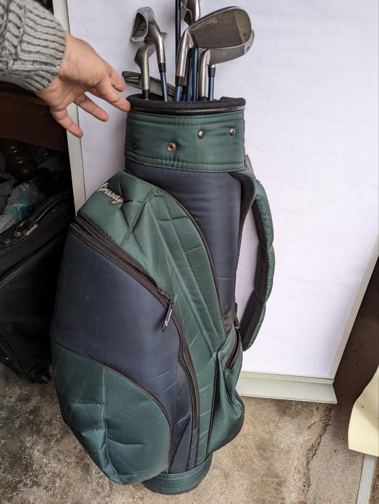 Golfset met tas Greenwey - Gebruikt, Ophalen of Verzenden