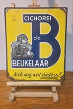 Emaille bordje de Beukelaar Cichorei, Reclamebord, Gebruikt, Emaillerie Koekelberg, Onbekend