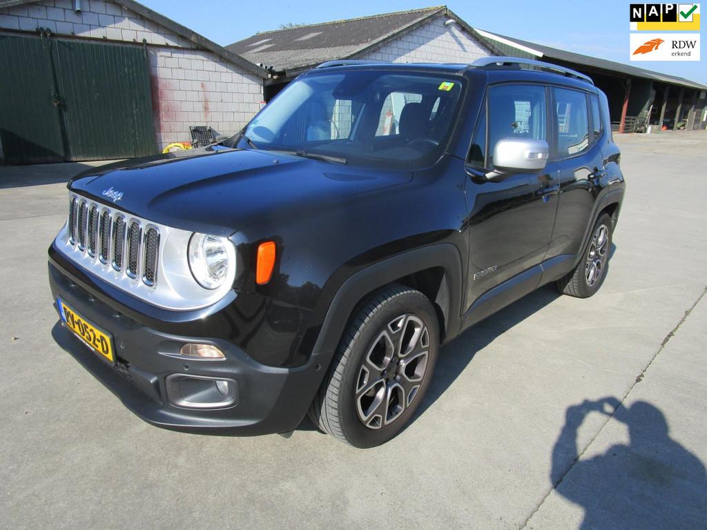 Jeep Renegade 1.4 MultiAir Limited TURBO nieuwstaat apk 6-26, Auto's, Jeep, Voorwielaandrijving, Gebruikt, 4 cilinders, 400 kg