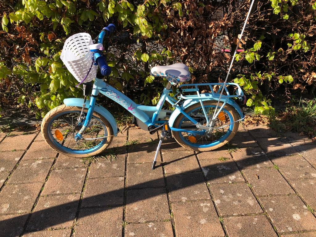 Meisje fiets Loekie superstar 16 inch, Ophalen, Gebruikt, 16 inch, Handrem