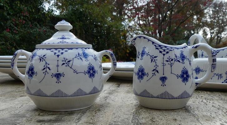 Furnivals Limited Trademark Denmark Made In England, Huis en Inrichting, Keuken | Servies, Zo goed als nieuw, Compleet servies