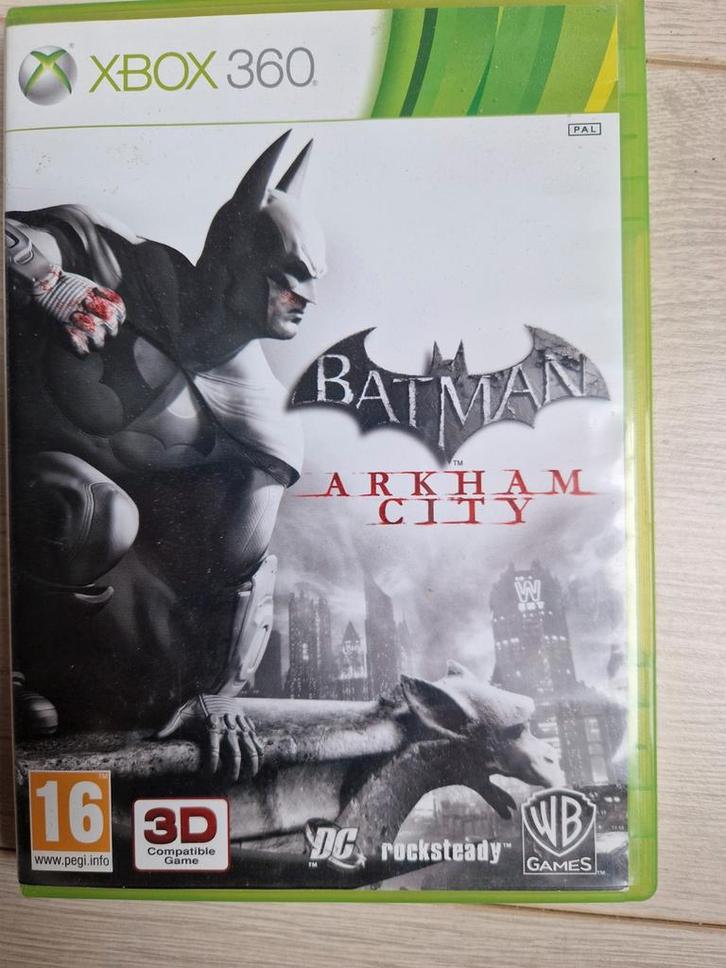 batman arkham city 16+ xbox 360 game spel rocksteady dc, Spelcomputers en Games, Games | Xbox 360, Zo goed als nieuw, Avontuur en Actie