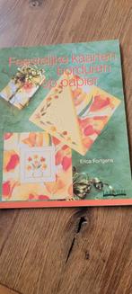 FEESTELIJKE KAARTEN BORDUREN OP PAPIER / ERICA FORTGENS, Ophalen of Verzenden, Zo goed als nieuw, Overige thema's, Overige typen