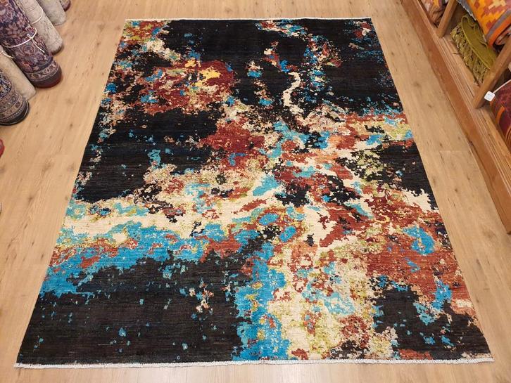 Handgeknoopt oosters tapijt modern art 251x194, Huis en Inrichting, Stoffering | Tapijten en Kleden, Nieuw, 150 tot 200 cm, 200 cm of meer