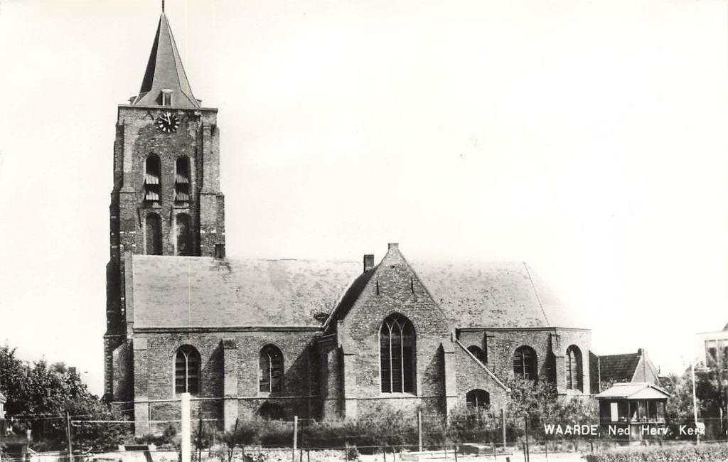 Waarde, Ned. Herv. Kerk, Verzamelen, Ansichtkaarten | Nederland, Ophalen of Verzenden, 1960 tot 1980, Ongelopen, Zeeland