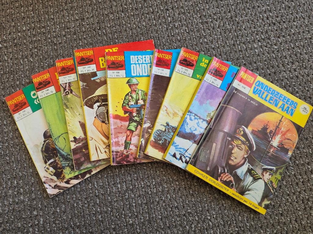 Te koop: Pantser Mini Strip, Meerdere stripboeken, Ophalen of Verzenden, Gelezen
