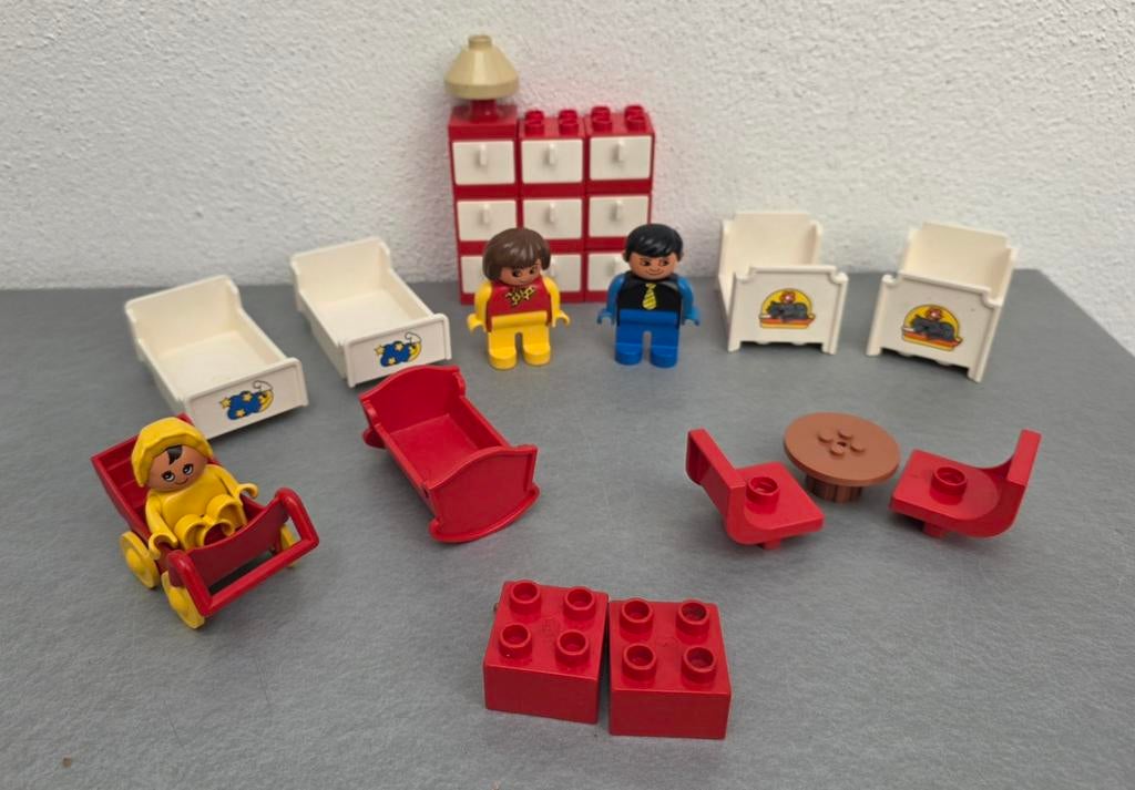 LEGO DUPLO Bedroom (2752) - jaren 80 Vinta, Kinderen en Baby's, Speelgoed | Duplo en Lego, Ophalen of Verzenden, Complete set