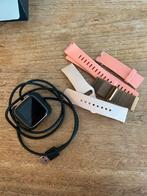 Fitbit Versa smartwatch met 3 bandjes en oplader, Sieraden, Tassen en Uiterlijk, Smartwatches, Ophalen, Zwart, IOS, Waterdicht