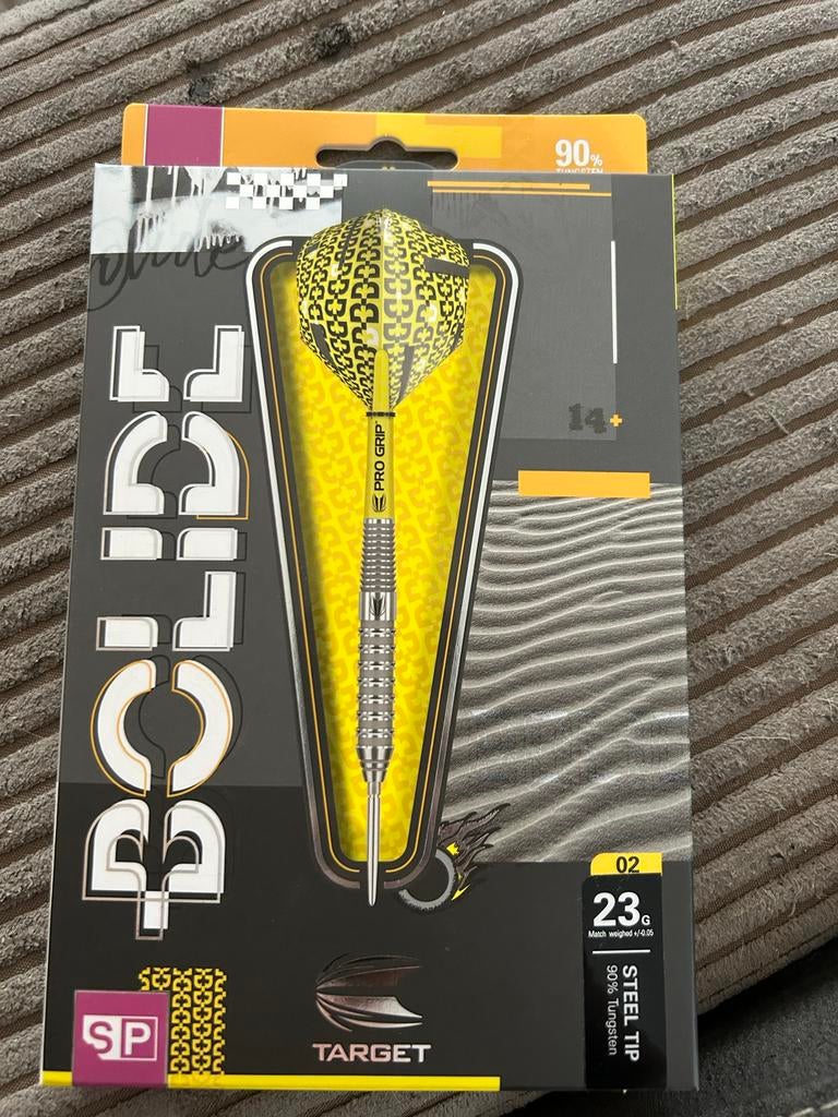 Target Bolide 02 Darts - 23 gram ruilen mag ook, Sport en Fitness, Darts, Ophalen of Verzenden, Nieuw, Pijlen