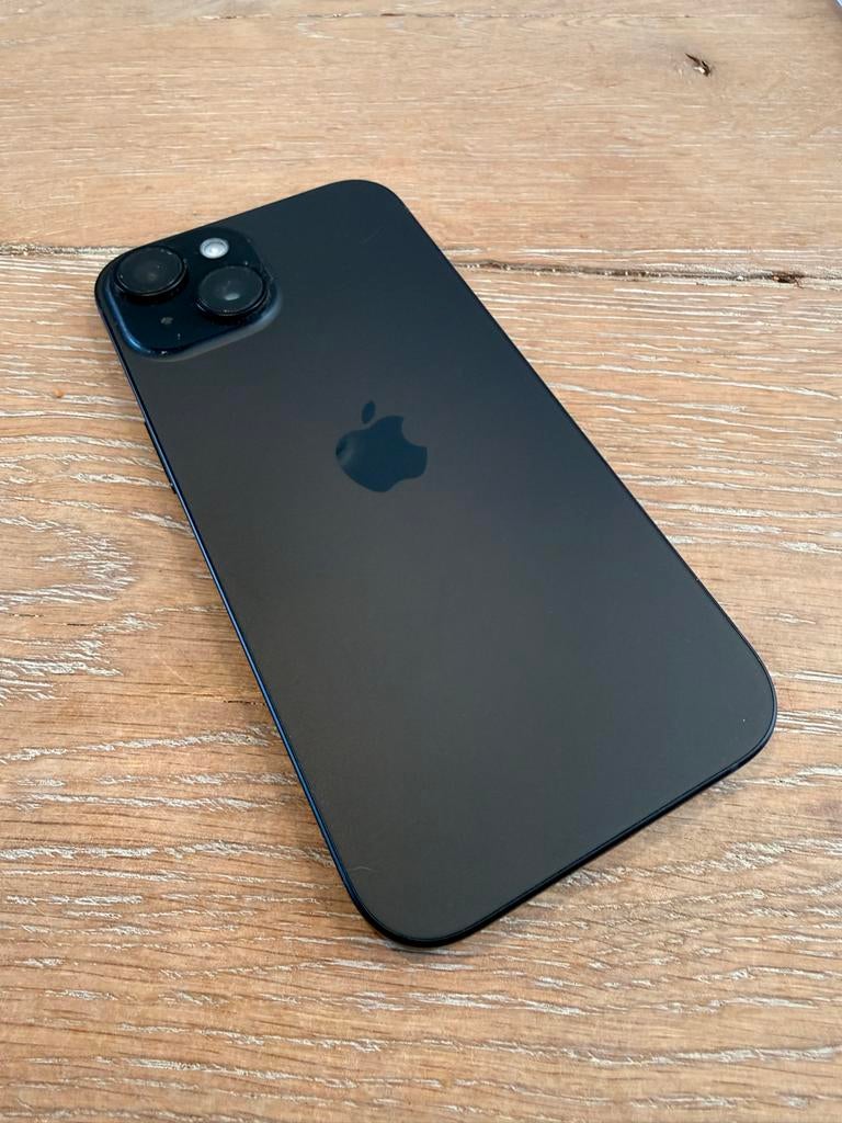 iPhone 15 Zwart 128GB - Zo goed als nieuw, Telecommunicatie, Mobiele telefoons | Apple iPhone, Ophalen, 128 GB, IPhone 15, Zwart