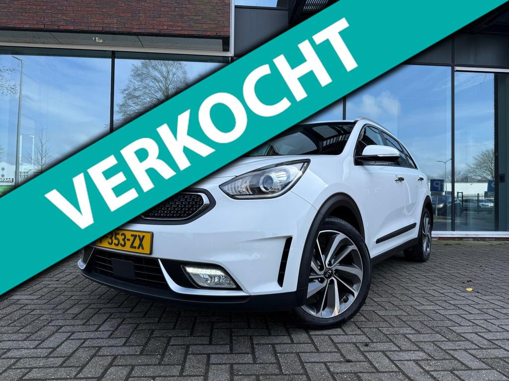 Kia Niro 1.6 GDi Hybrid DynamicLine - Automaat - Navi - Clim, Auto's, Kia, Gebruikt, Leder en Stof, 1390 kg, SUV of Terreinwagen