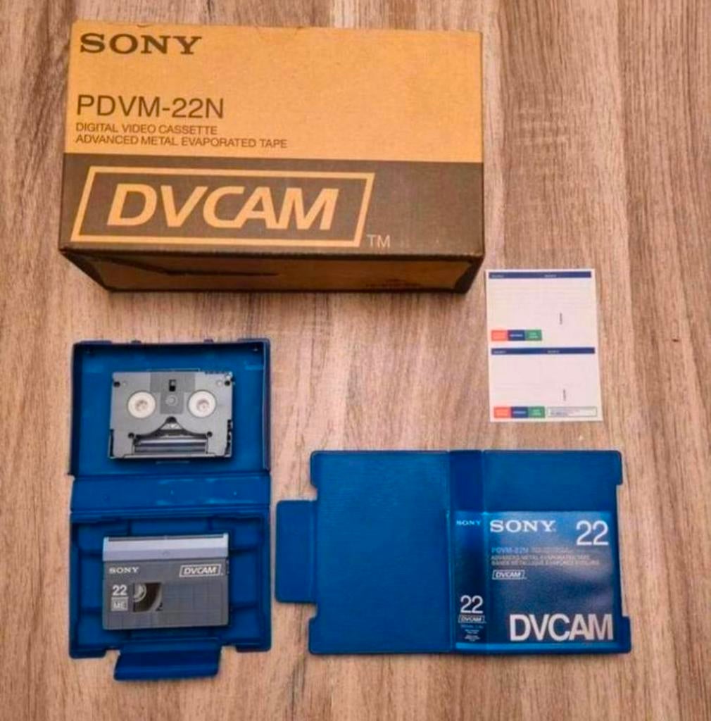 Nieuwe Sony Professionelere Broadcast Mini DV CAM 22 min. ca, Ophalen of Verzenden, Nieuw, Videoband