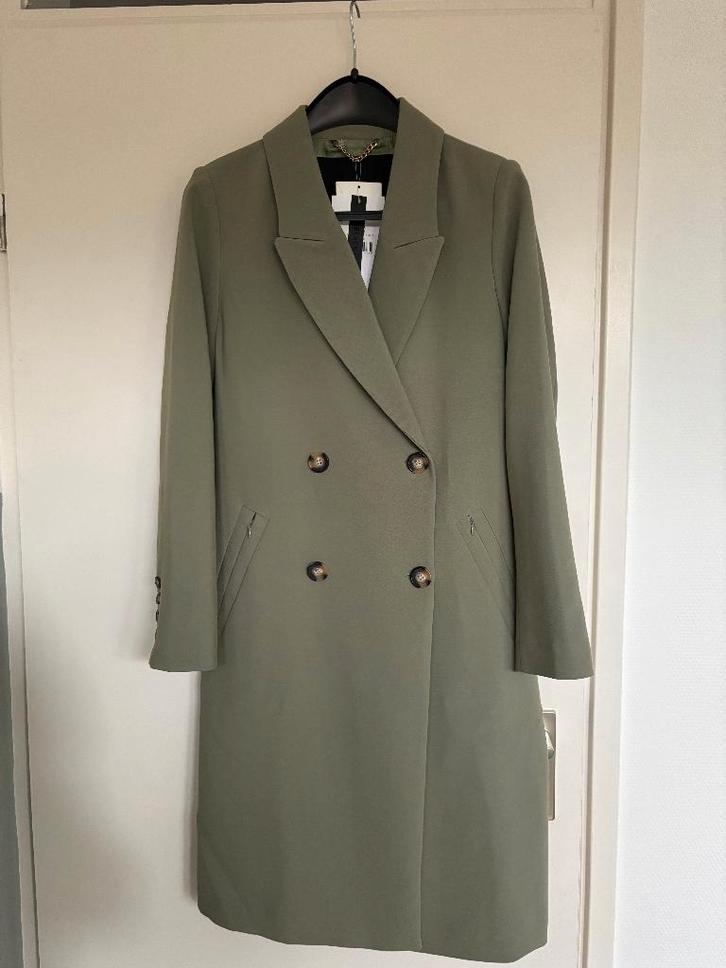 Nieuw met kaartjes: GIACOMO trenchcoat, zomerjas in maat S, Kleding | Dames, Jassen | Zomer, Nieuw, Maat 36 (S), Groen, Ophalen of Verzenden